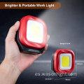 Wason 2023 20W COB 1000 LUMENS Tipo-C Luz de trabajo magnético recargable para reparación de automóviles, acampar, emergencia y iluminación del sitio de trabajo